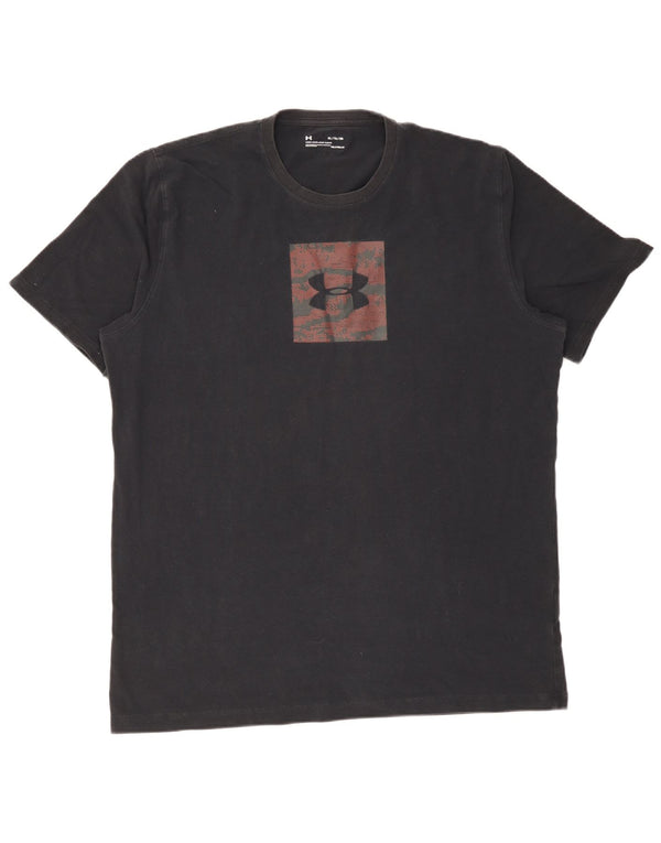 Męski t-shirt Under Armour Heat Gear Graphic Top XL w kolorze czarnym