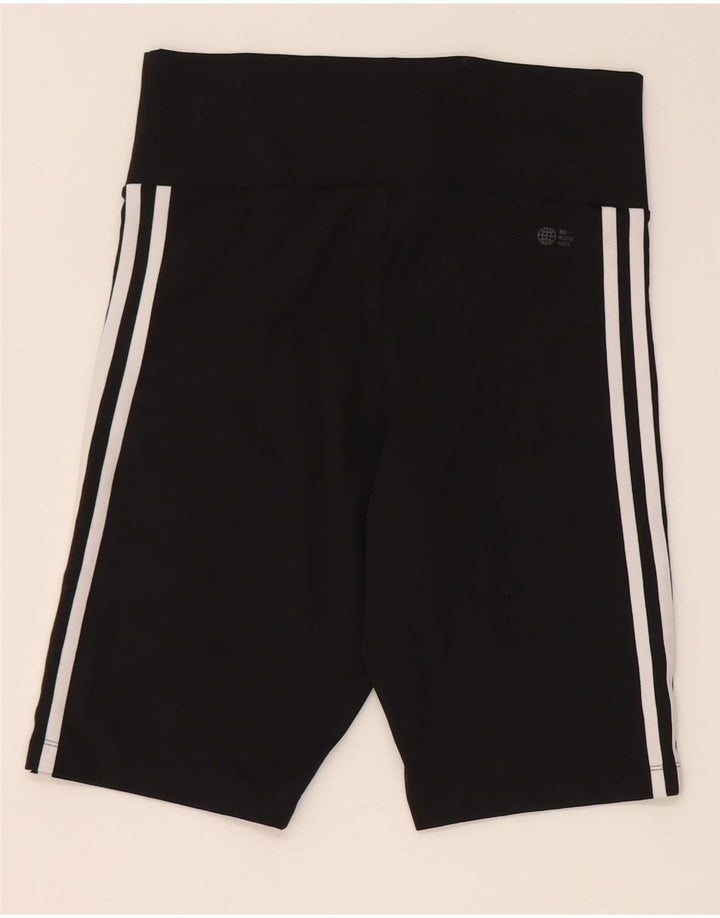 Damskie spodenki sportowe Adidas UK 14, duże, czarne, poliestrowe