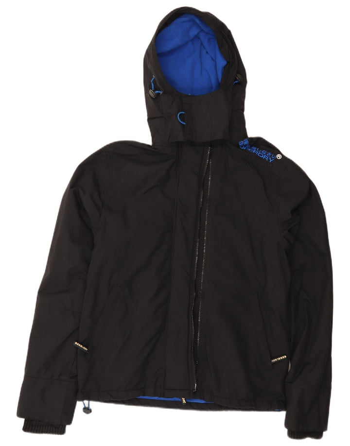 Męska kurtka wiatrówka Superdry The Windcheater Graphic UK 36 Small Black