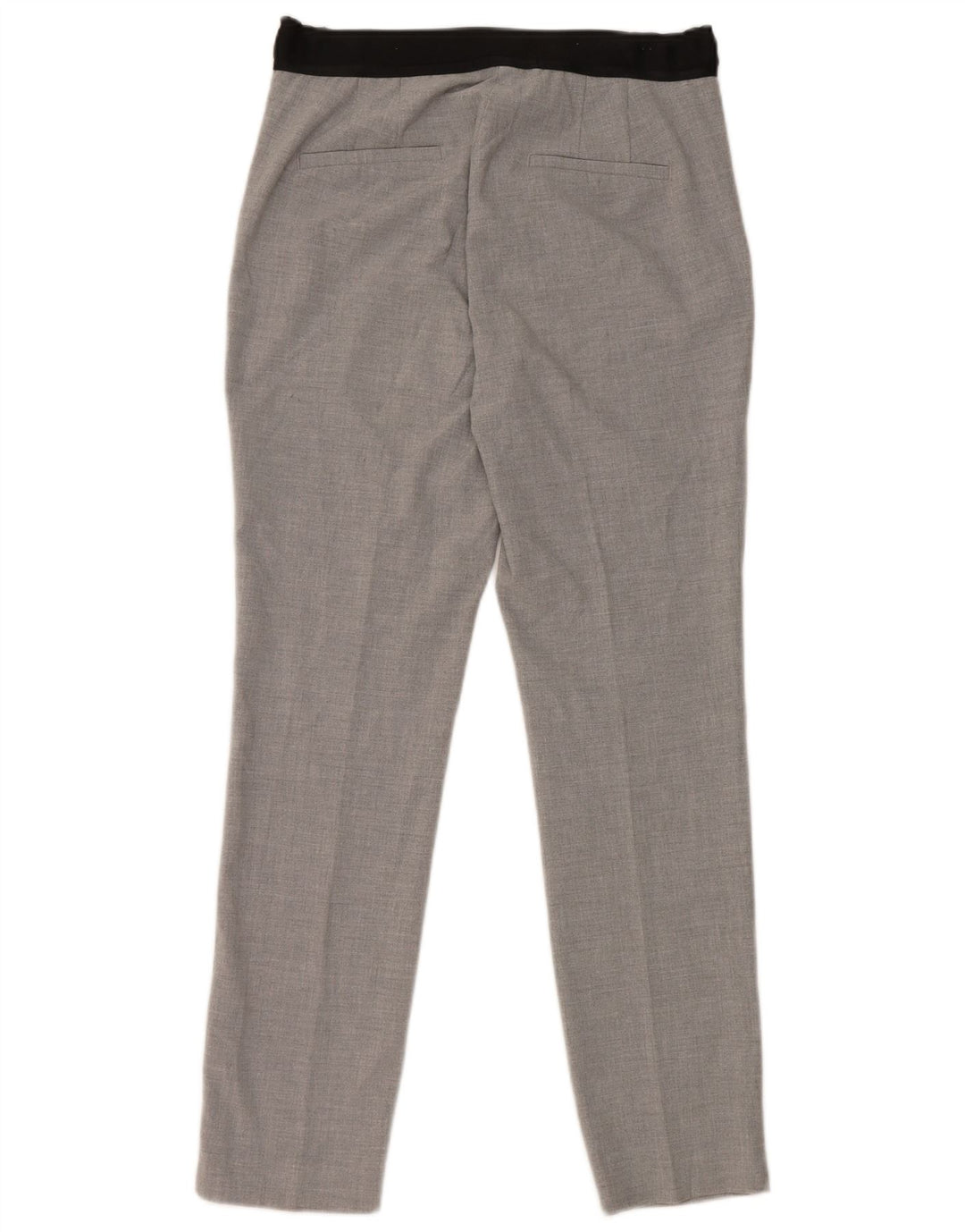 Damskie zwężane spodnie chino Zara, średnie W30 L28, szary poliester