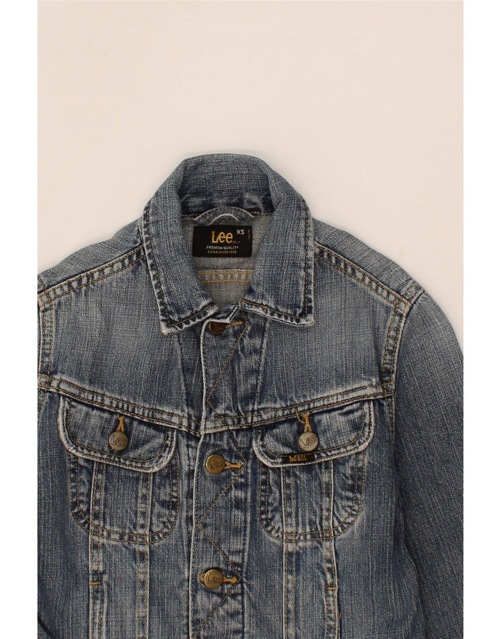 LEE Boys Denim Jacket 5-6 Years XS Blue Cotton Vintage Lee and Second-Hand Lee from Messina Hembry 