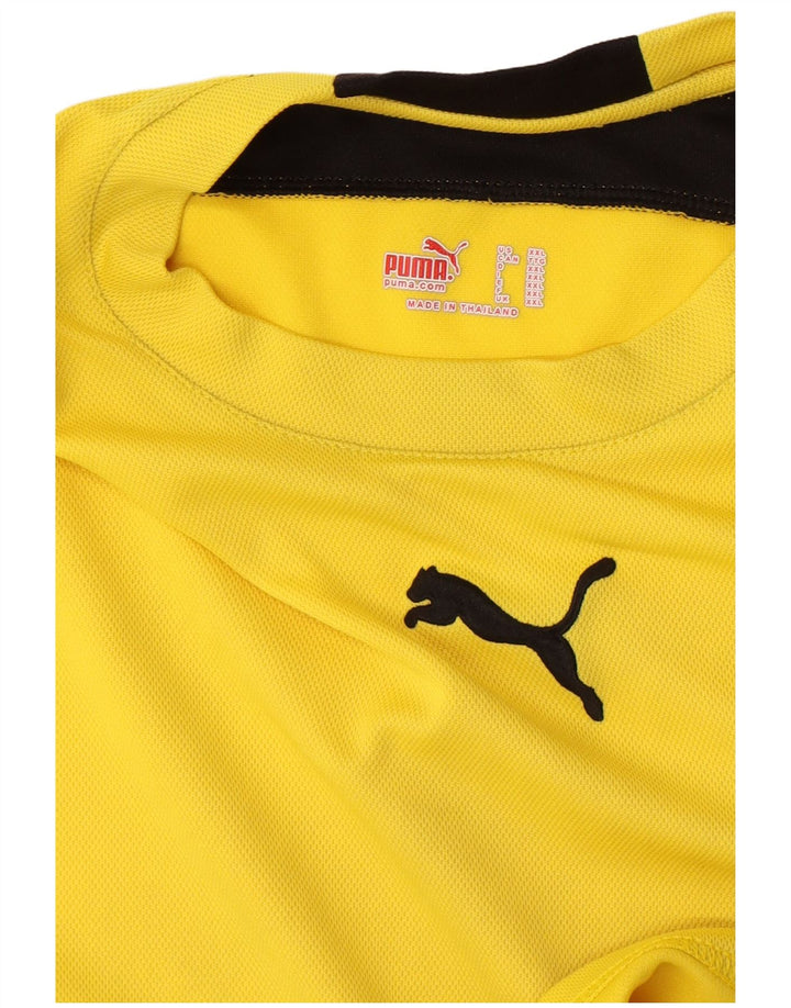 Męska koszulka z grafiką Puma Top 2XL w kolorze żółtym