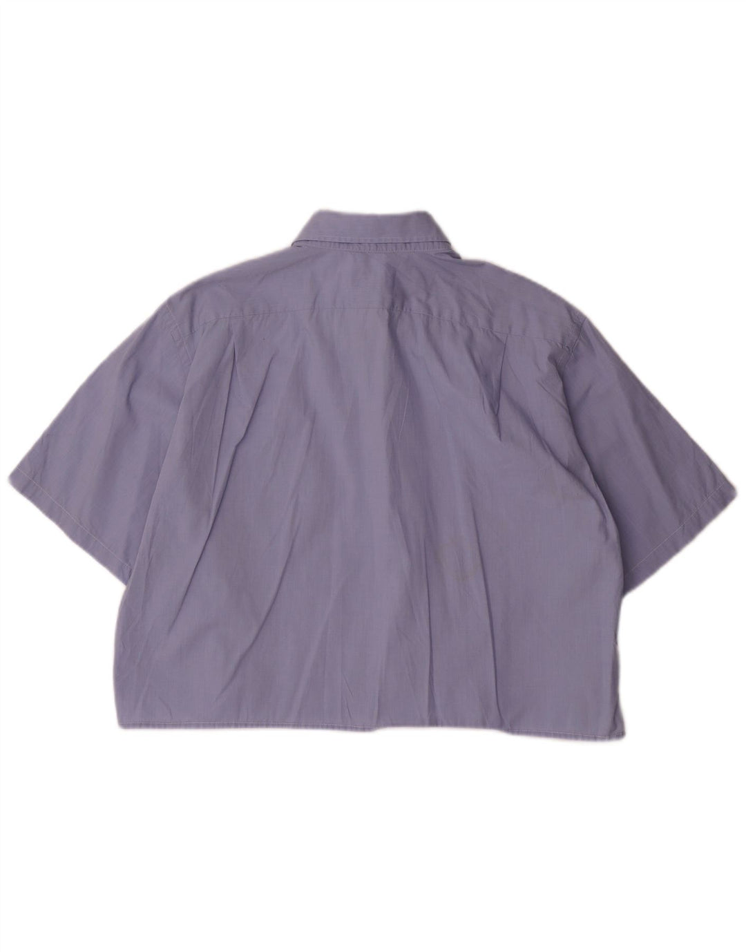 Damska koszula oversize LACOSTE z krótkim rękawem, rozmiar 43, duża niebieska