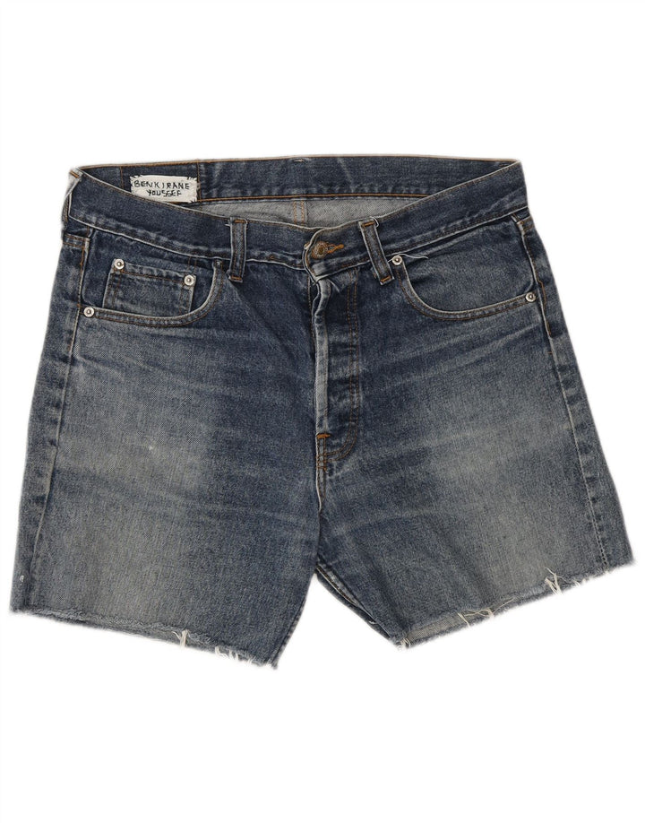 Męskie spodenki jeansowe LEVI'S 501 W34, duże, niebieskie, bawełniane