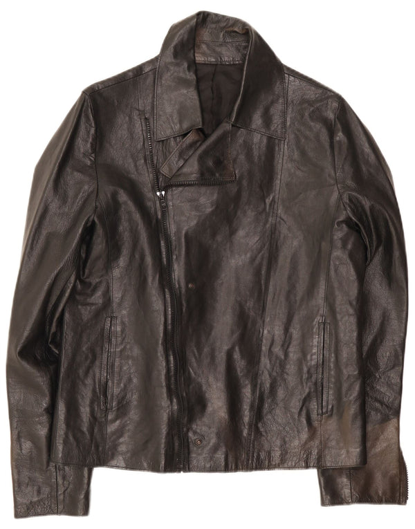 Vintage Mens Biker Jacket UK 34 XS Black