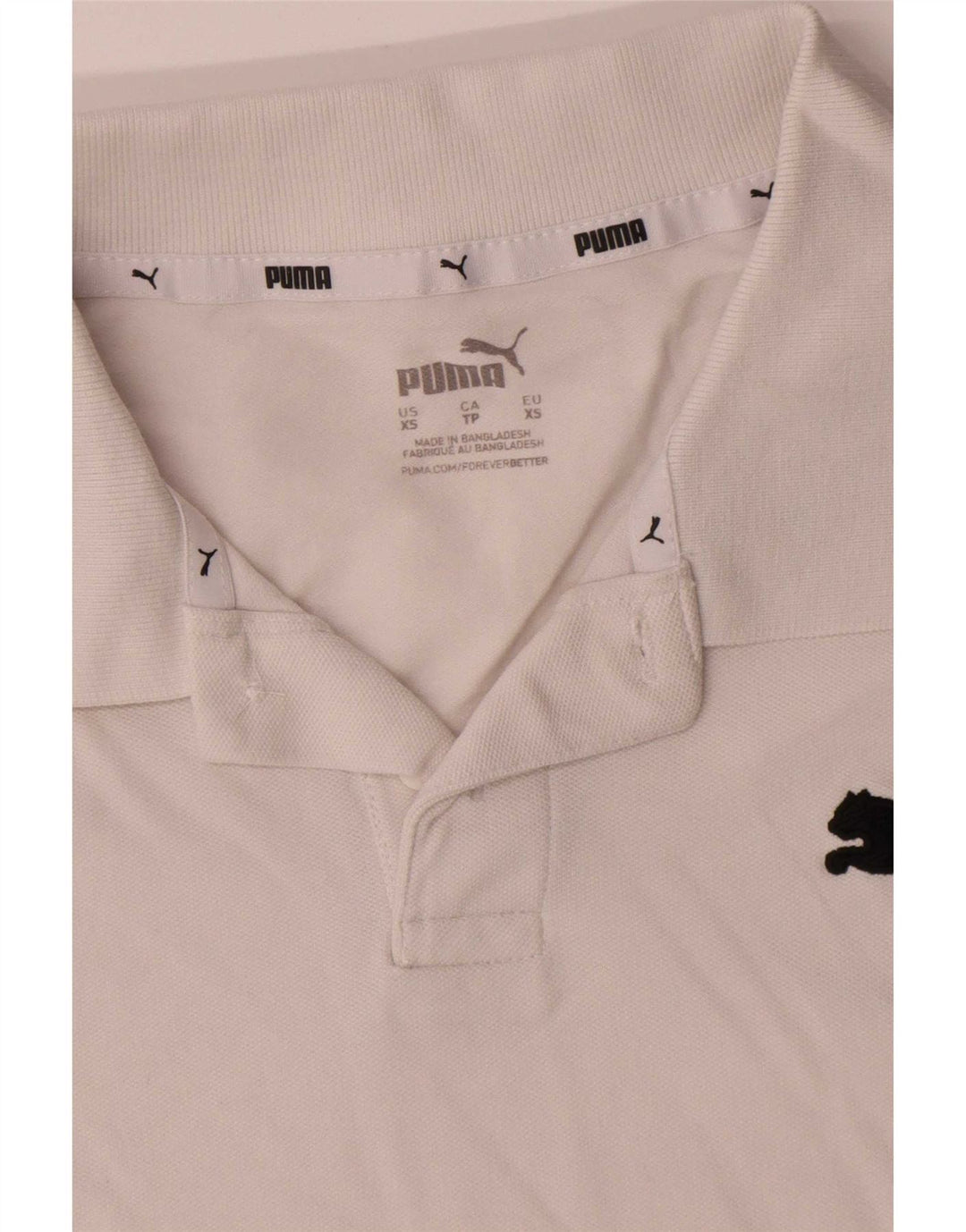 Męska koszulka polo Puma XS, biała, bawełniana