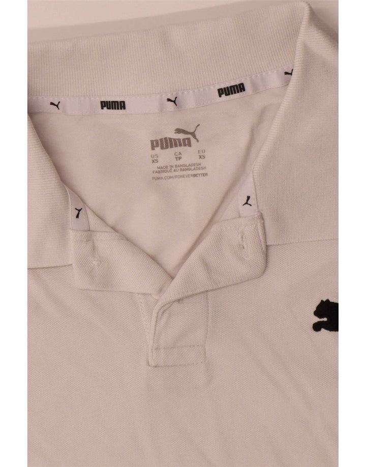 Męska koszulka polo Puma XS, biała, bawełniana