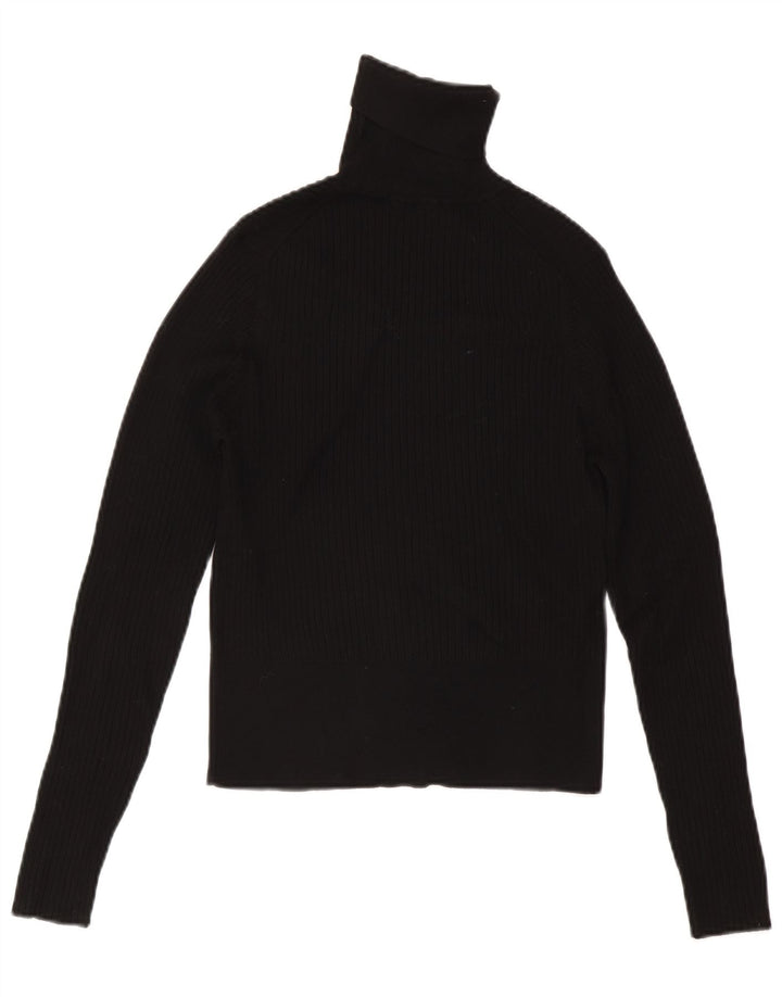 Sweter damski Zara z okrągłym dekoltem UK 14, duży, czarny
