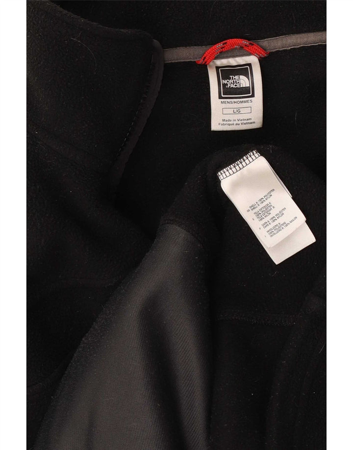 Męska kurtka polarowa The North Face Liner UK 40, duża, czarna, poliestrowa