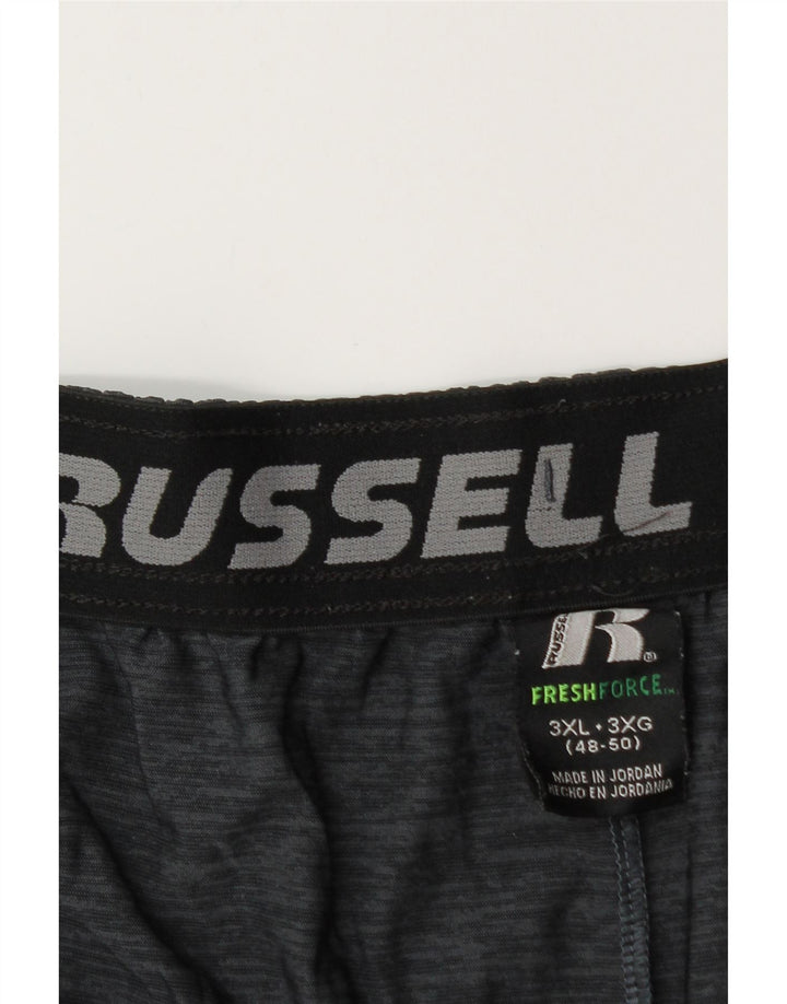 Męskie spodenki sportowe RUSSELL ATHLETIC Dri-Power 3XL, granatowe, z blokami kolorów