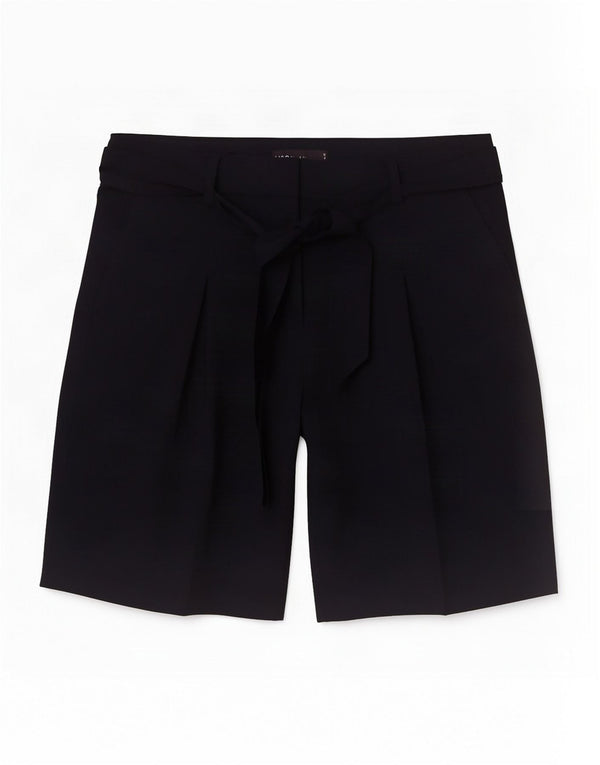 Marks & Spencer Damskie spodenki Chino z wysokim stanem UK 8 Small W27 Granatowe