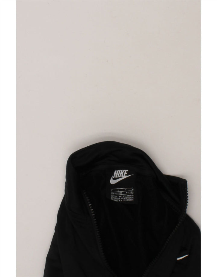 ADIDAS Boys Graphic Tracksuit Top Jacket 6-7 Years Large  Black Polyester Vintage Adidas and Second-Hand Adidas from Messina Hembry 