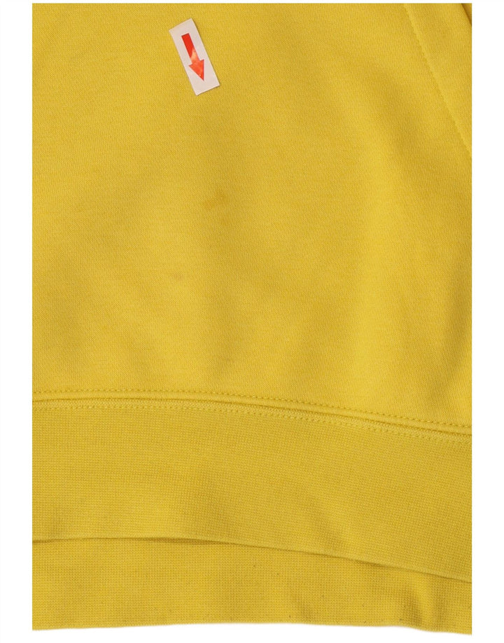 Męski sweter z kapturem Nike, duży, żółty, bawełniany