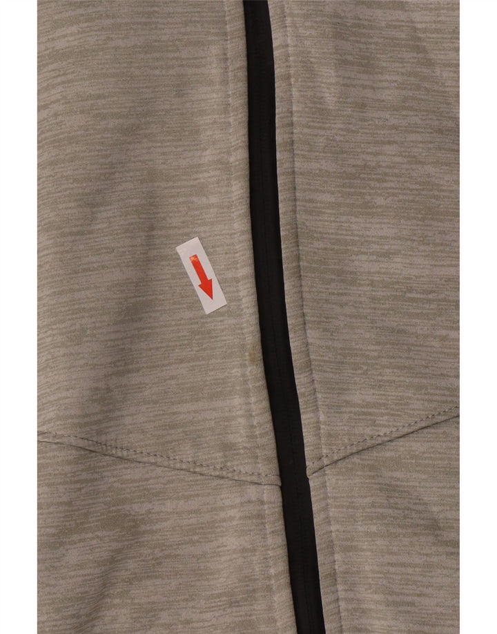 Damski sweter z kapturem Superdry, UK 12, średni szary, poliester w prążki