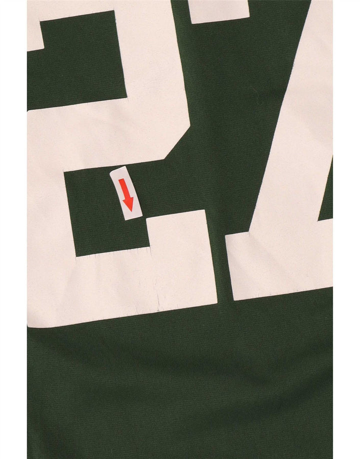 Chłopięcy T-shirt z grafiką Nike 7-8 lat, mały, zielony, poliester