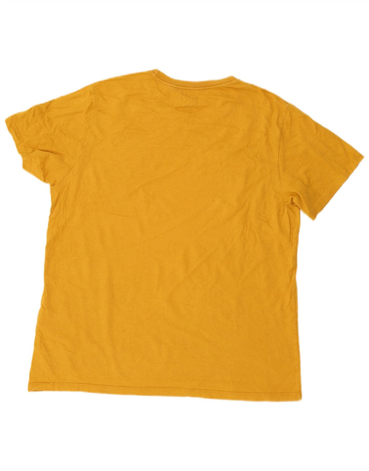 Męski standardowy t-shirt Levi's, duży, żółty, bawełniany