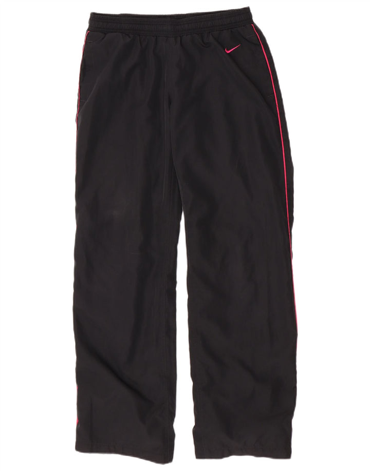 Damskie spodnie dresowe Nike UK 10, małe, czarne, poliestrowe