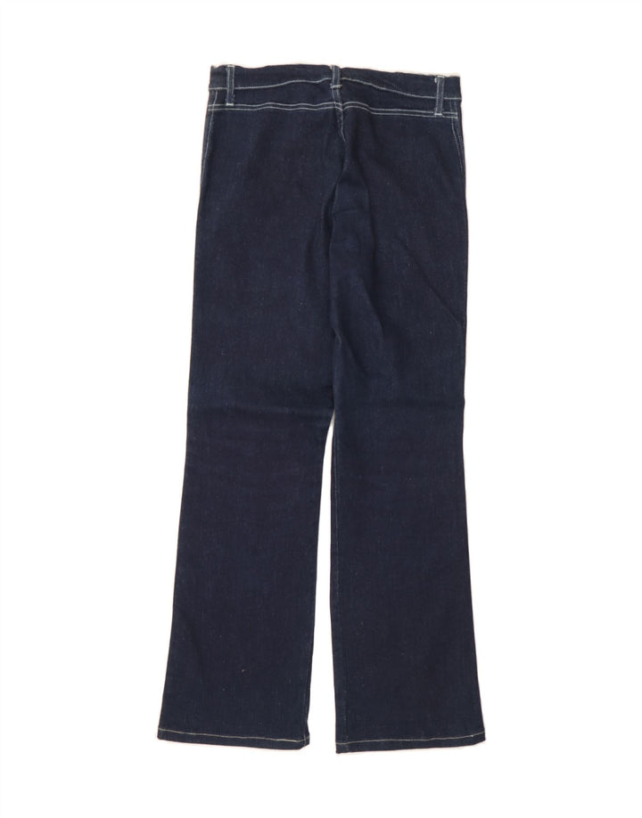 VINTAGE Womens Bootcut Jeans W28 L29 Navy Blue Vintage Vintage and Second-Hand Vintage from Messina Hembry 
