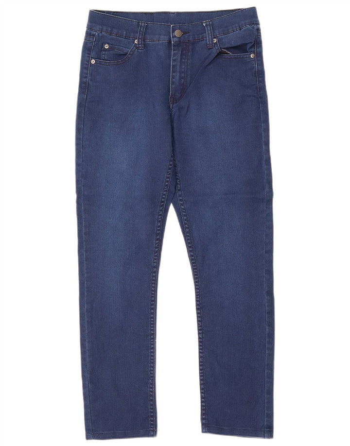 TANIE Dżinsy damskie Slim W29 L27 Granatowe bawełniane