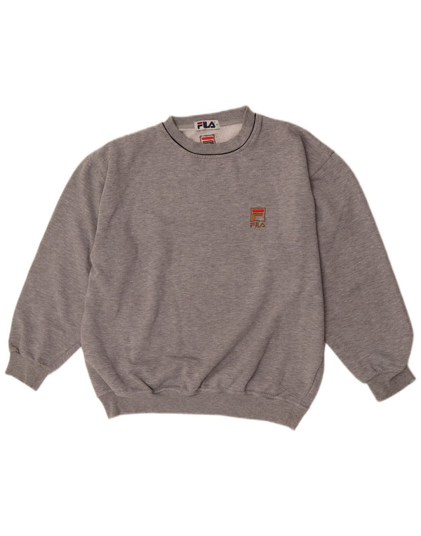 Damski sweter oversize Fila UK 18 XL, szary poliester