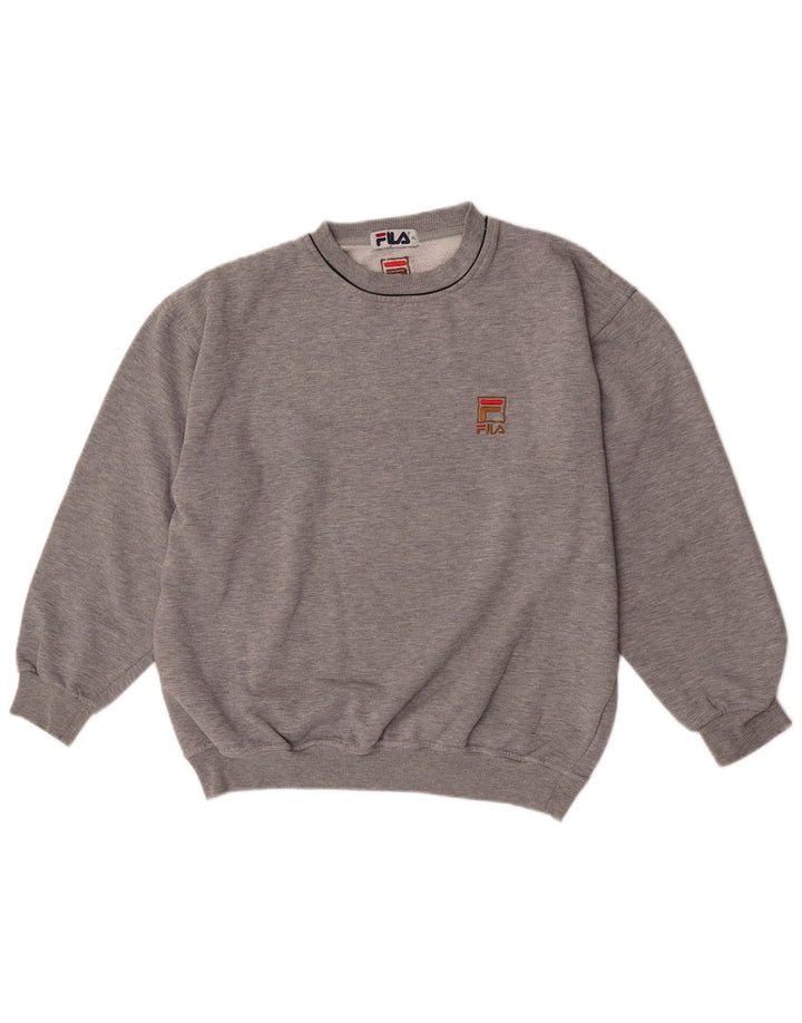 Damski sweter oversize Fila UK 18 XL, szary poliester