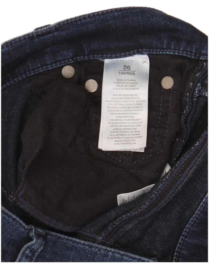 Damskie jeansy skinny RALPH LAUREN W26 L30 Niebieska wiskoza