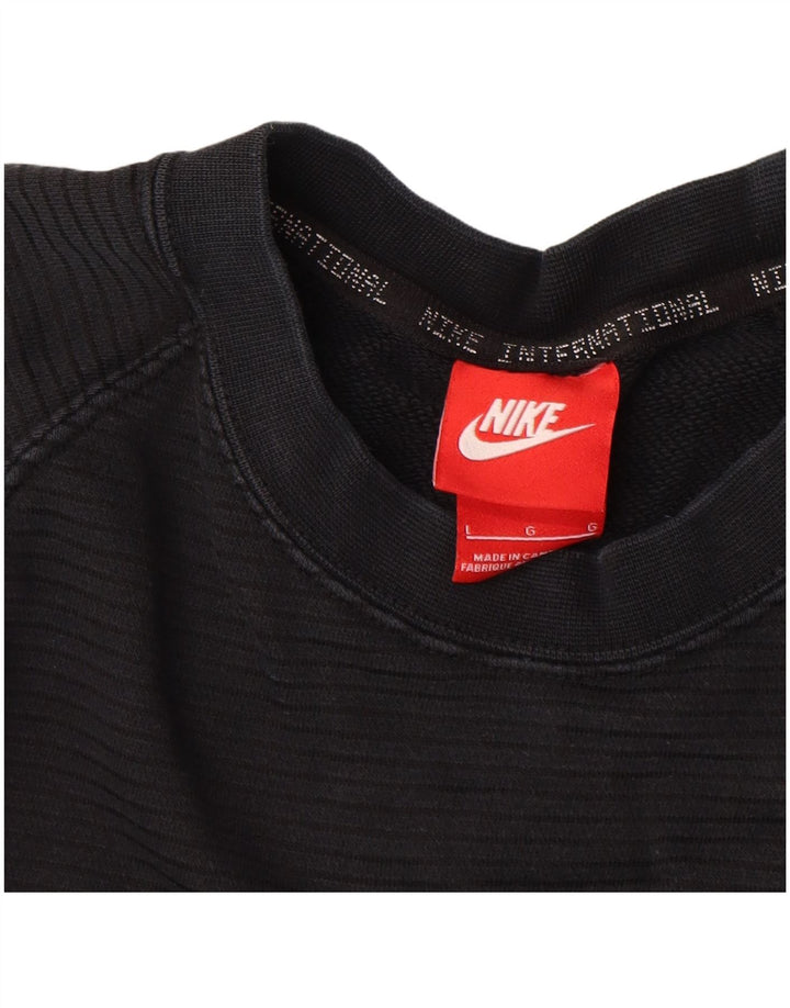 Męska bluza NIKE, duża, bawełniana w czarne paski