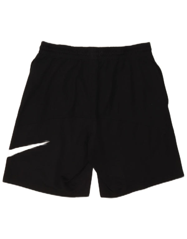 Męskie spodenki sportowe Nike Dri Fit Graphic, średni czarny poliester