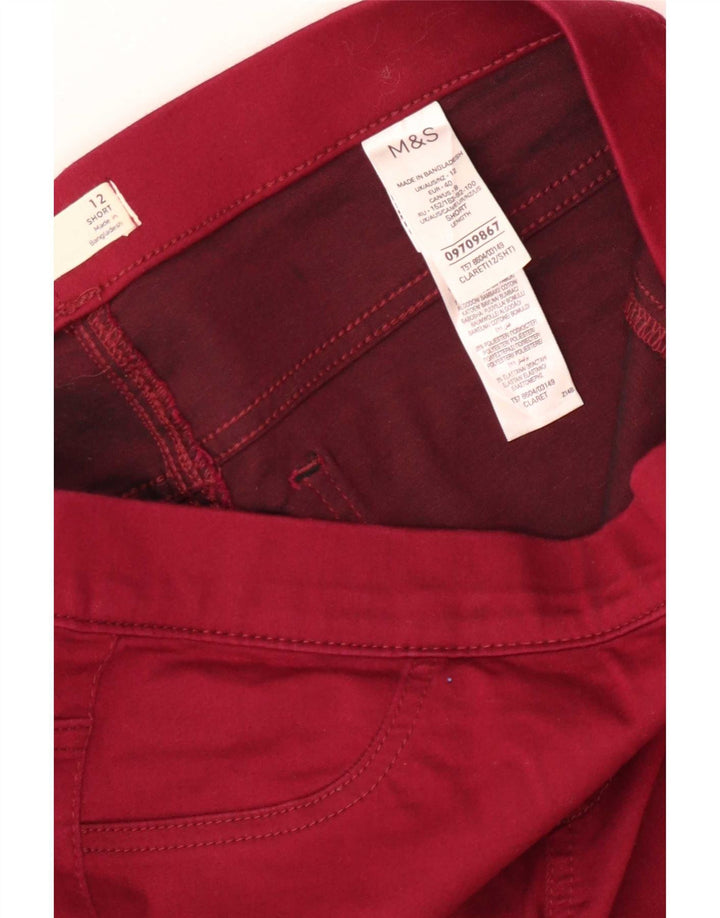 Marks & Spencer Damskie jeansy Jegging UK 12 Medium W30 L26 Czerwona bawełna