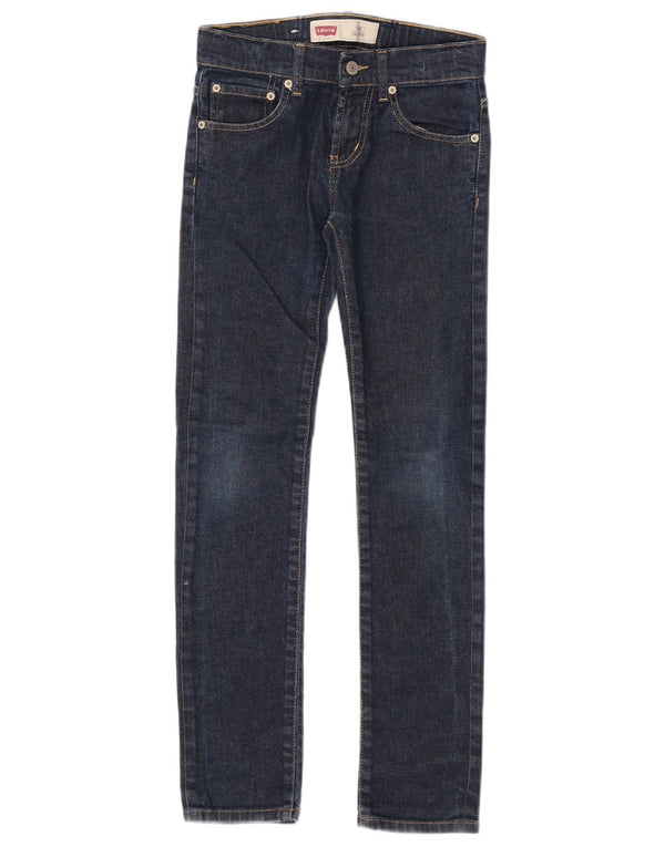 Levi's Dziewczęce 510 Skinny Jeans 9-10 lat W23 L27 Granatowa Bawełna
