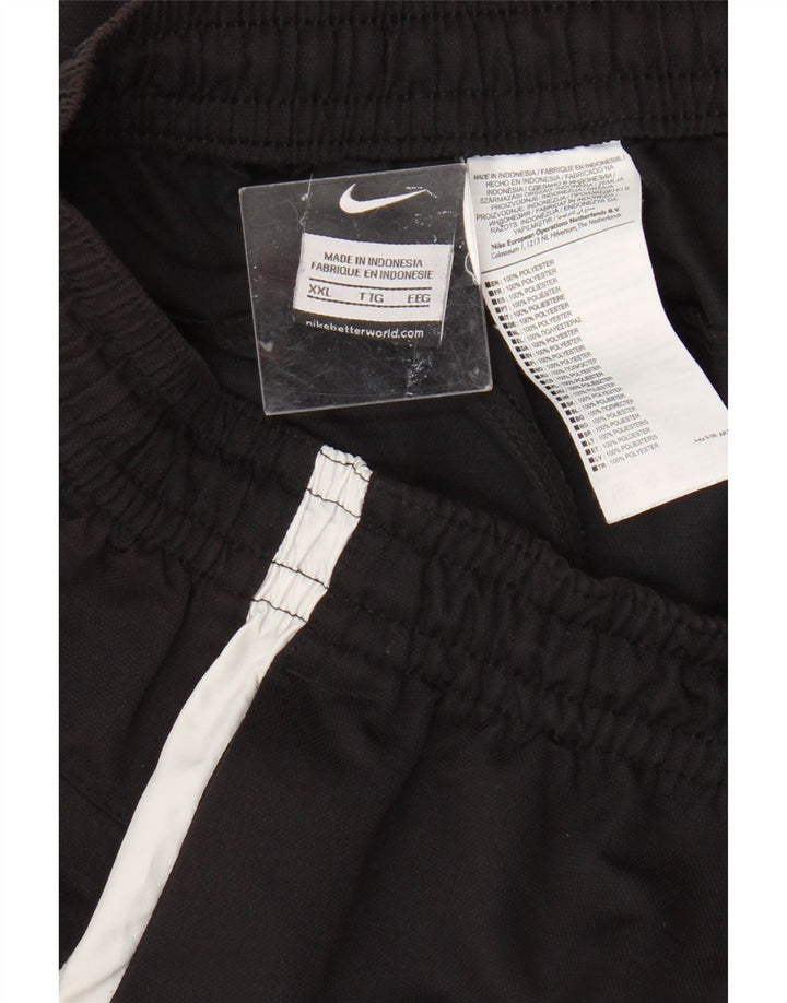 Męskie spodenki sportowe Nike 2XL Czarny poliester z blokami kolorów
