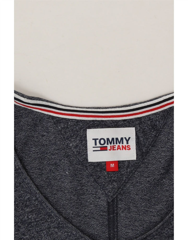 TOMMY HILFIGER Womens T-Shirt Top UK 14 Medium Navy Blue Vintage Tommy Hilfiger and Second-Hand Tommy Hilfiger from Messina Hembry 