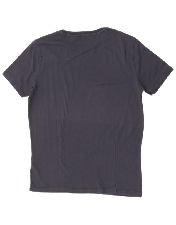 T-shirt męski Tommy Hilfiger Top, średni, granatowy, bawełniany