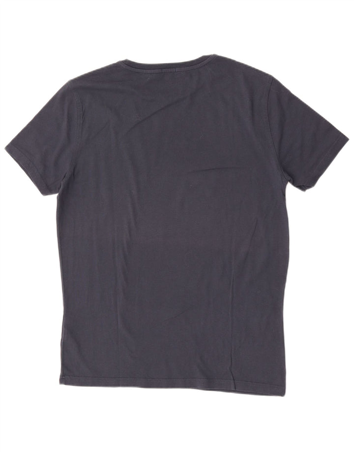 T-shirt męski Tommy Hilfiger Top, średni, granatowy, bawełniany