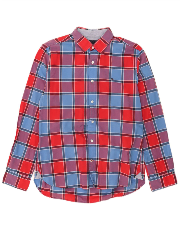 Koszula męska Tommy Hilfiger, średnia, wielokolorowa, bawełniana krata