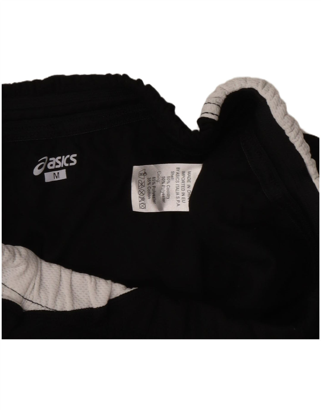 Damskie spodenki sportowe Asics Graphic UK 12, poliester w kolorze średniej czerni
