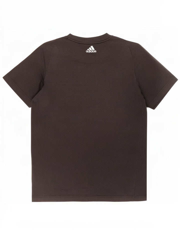 Adidas Męska koszulka Top, mała, czarna, z blokami kolorów