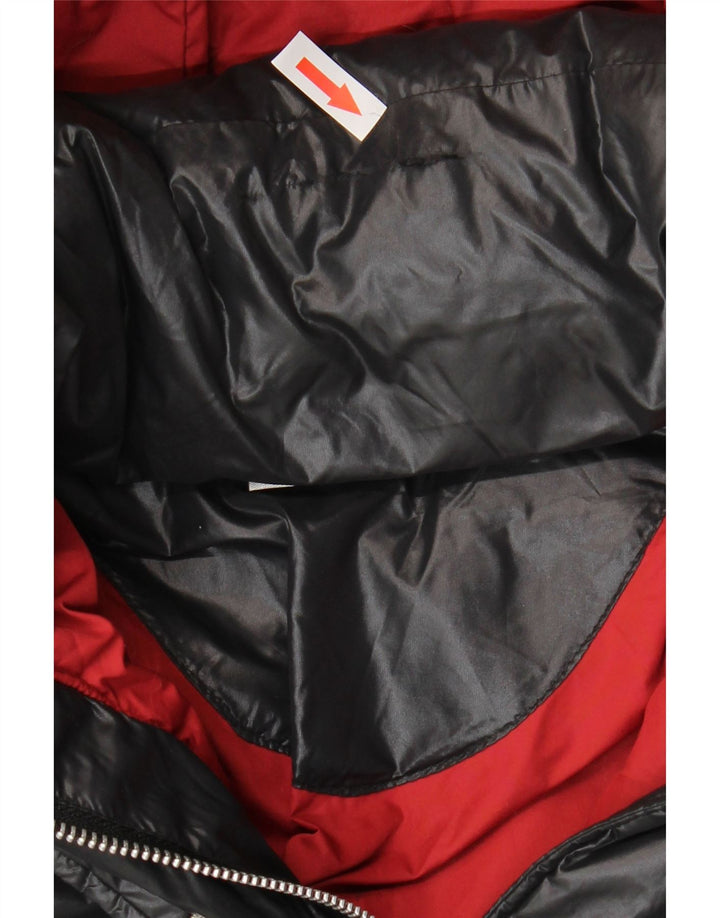 Damski płaszcz z kapturem Ellesse UK 14 Średni czarny nylon