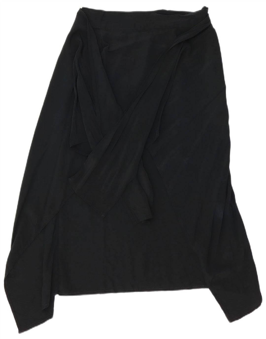 MAX MARA Damska asymetryczna spódnica kopertowa Pianoforte IT 40 Small W28 Black