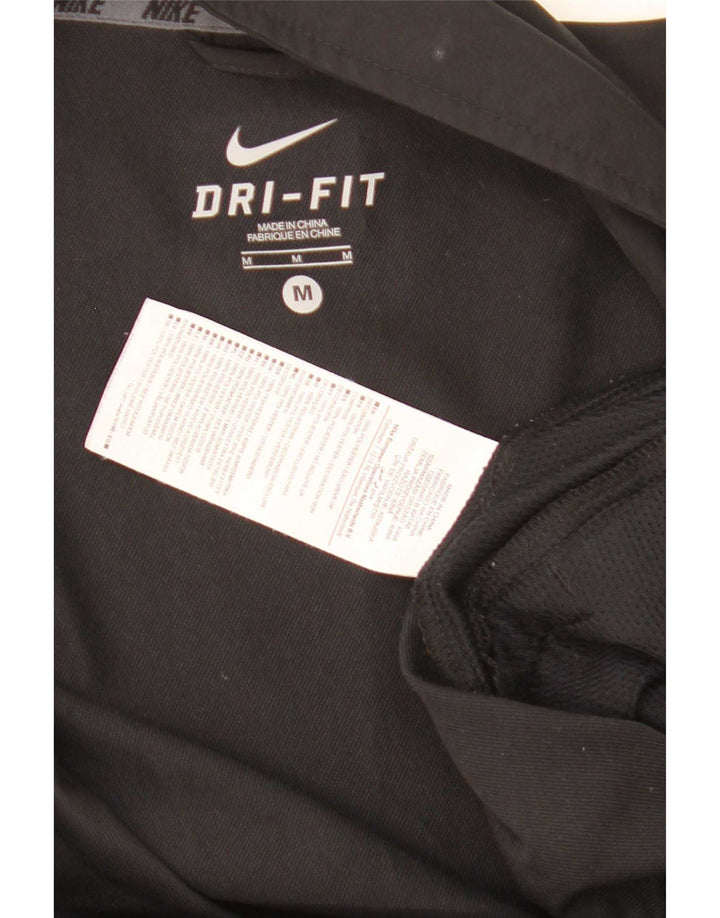 Męska kurtka dresowa Nike Dri Fit, poliester w kolorze średniej czarnej kolorystyki