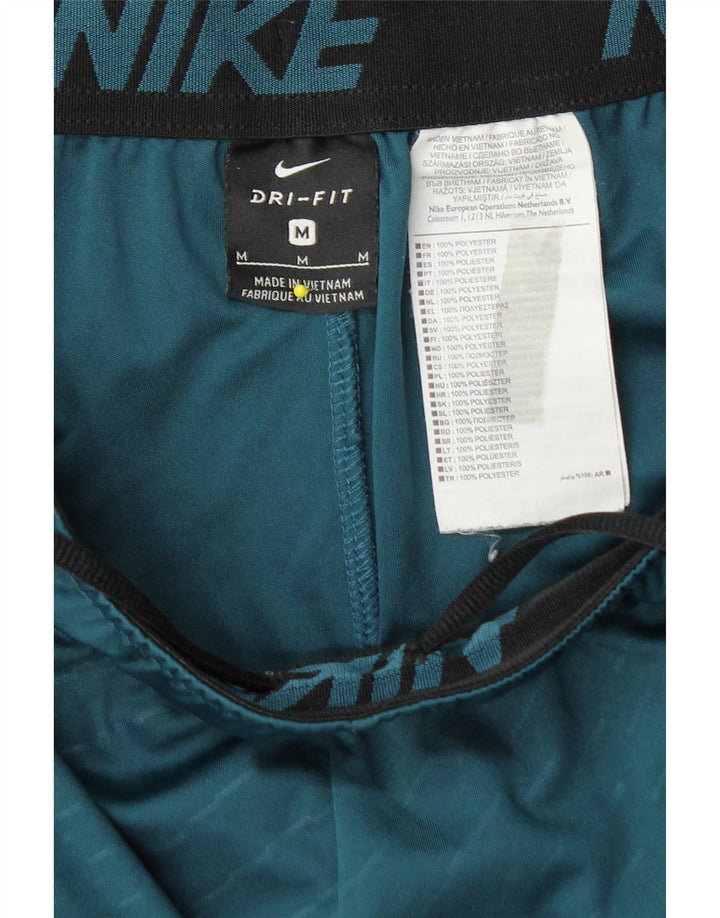 Męskie spodenki sportowe Nike Dri Fit Graphic, poliestrowe w średnie niebieskie paski