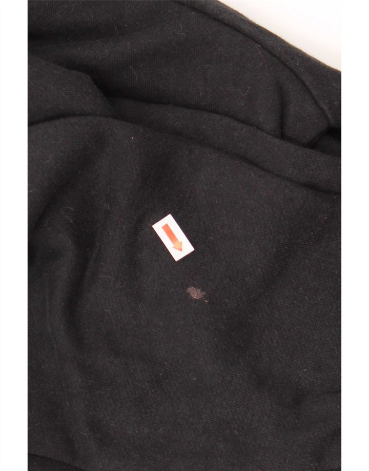 Męski sweter z kapturem Nike z grafiką, mały, czarny, bawełniany