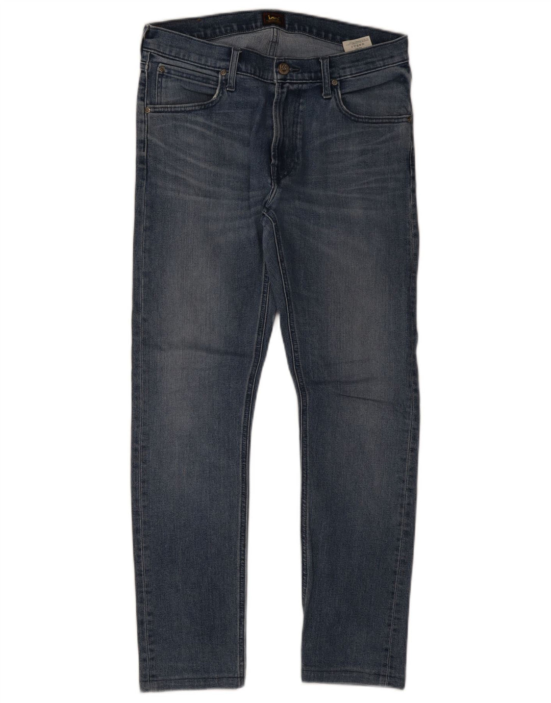Lee Męskie Luke Slim Jeans W32 L32 Niebieskie bawełniane