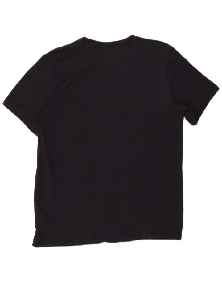 Męski T-shirt Nike Dri Fit Top, średni czarny, bawełniany