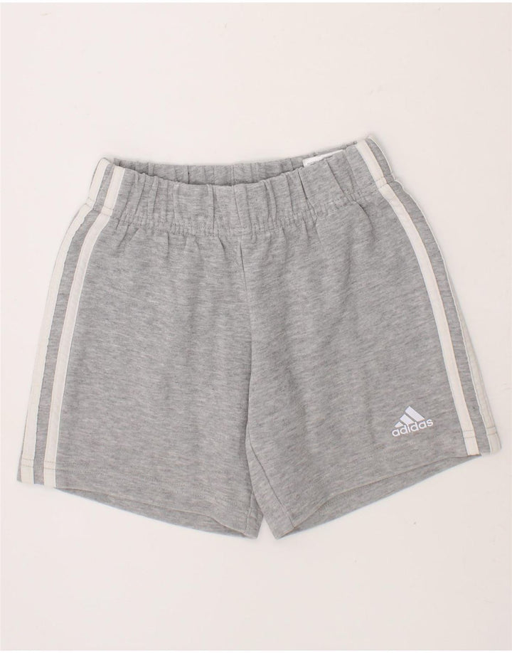 ADIDAS Boys Sport Shorts 5-6 Years Grey Cotton Vintage Adidas and Second-Hand Adidas from Messina Hembry 