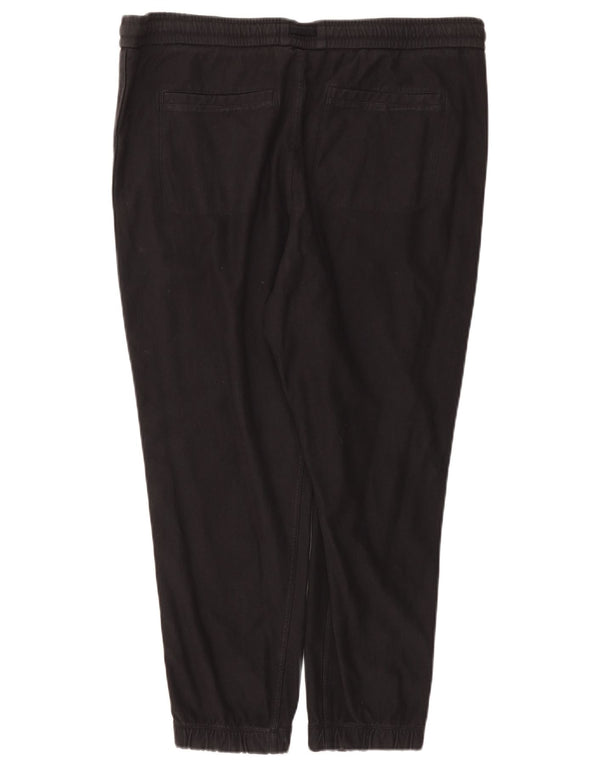 Athleta Womens Joggers Casual Trousers US 16 2XL W34 L24 Black Cotton