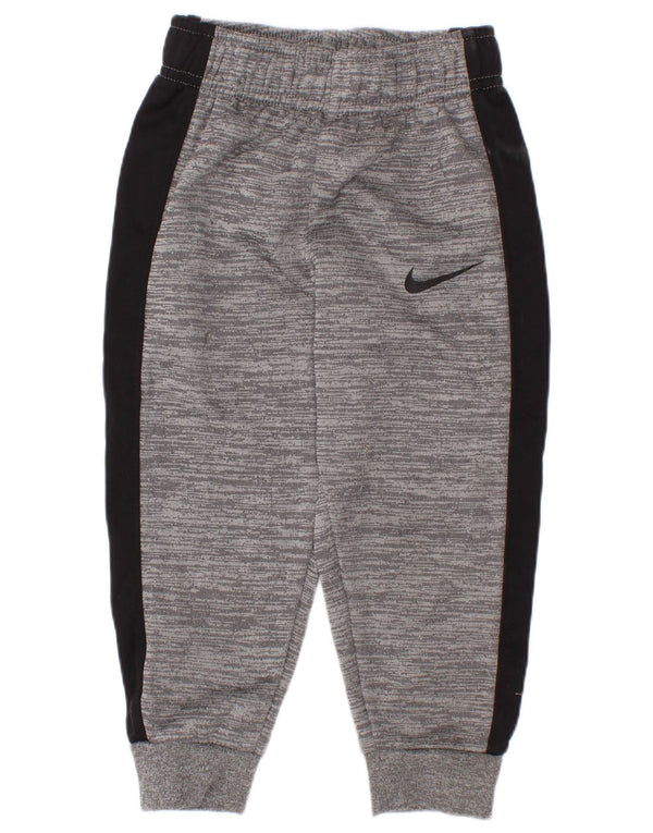Męskie spodnie dresowe Nike Dri Fit, 2-3 lata, szare, z blokami kolorów