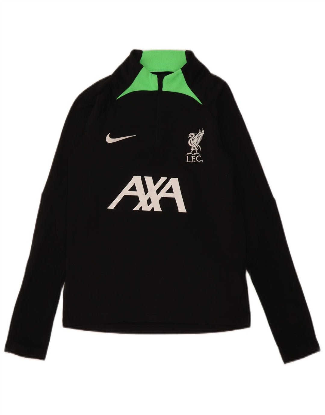 Chłopięcy dres Nike z zamkiem błyskawicznym na szyi, 10-11 lat, średni czarny