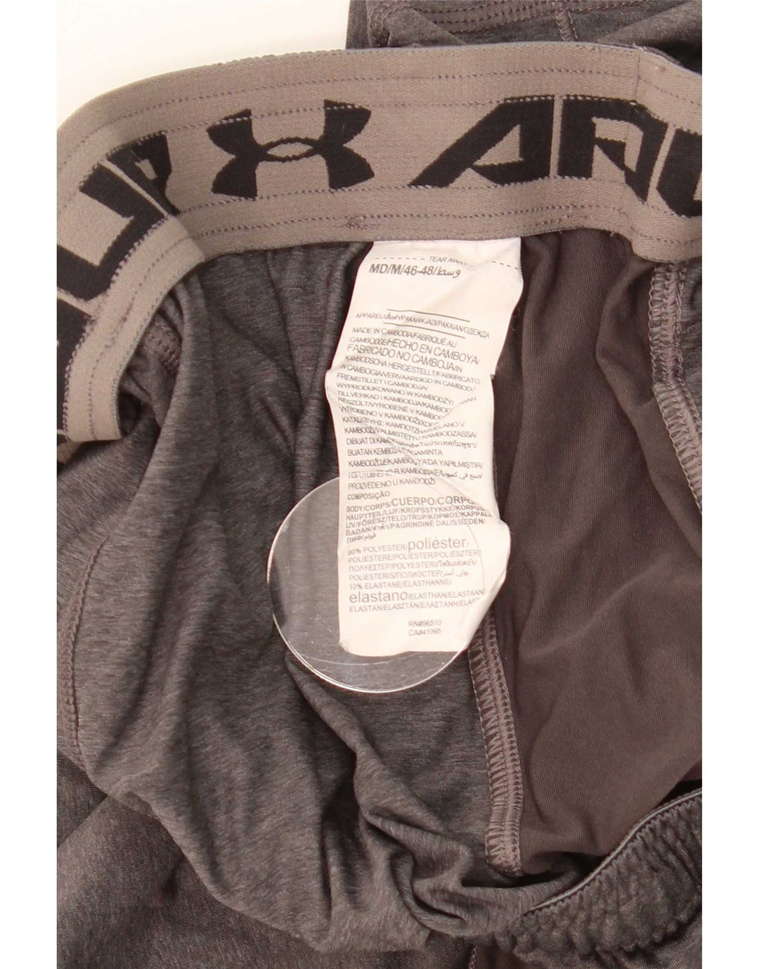 Męskie spodenki sportowe Under Armour, średnioszary, poliestrowy