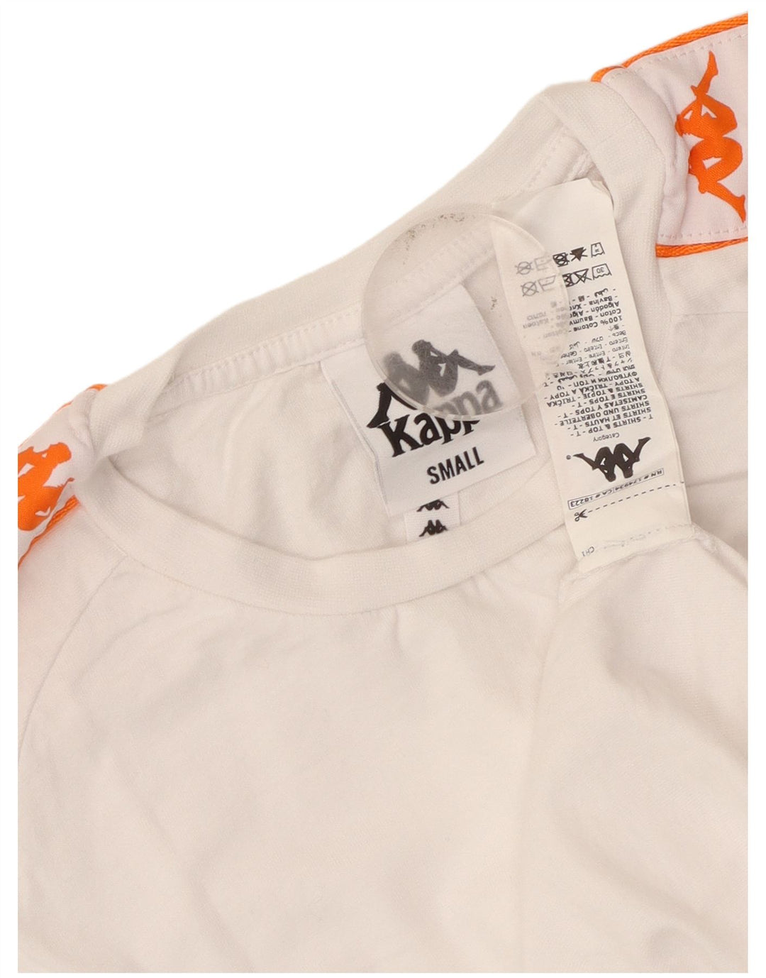 Damska koszulka z grafiką Kappa Top UK 10 Small White Cotton